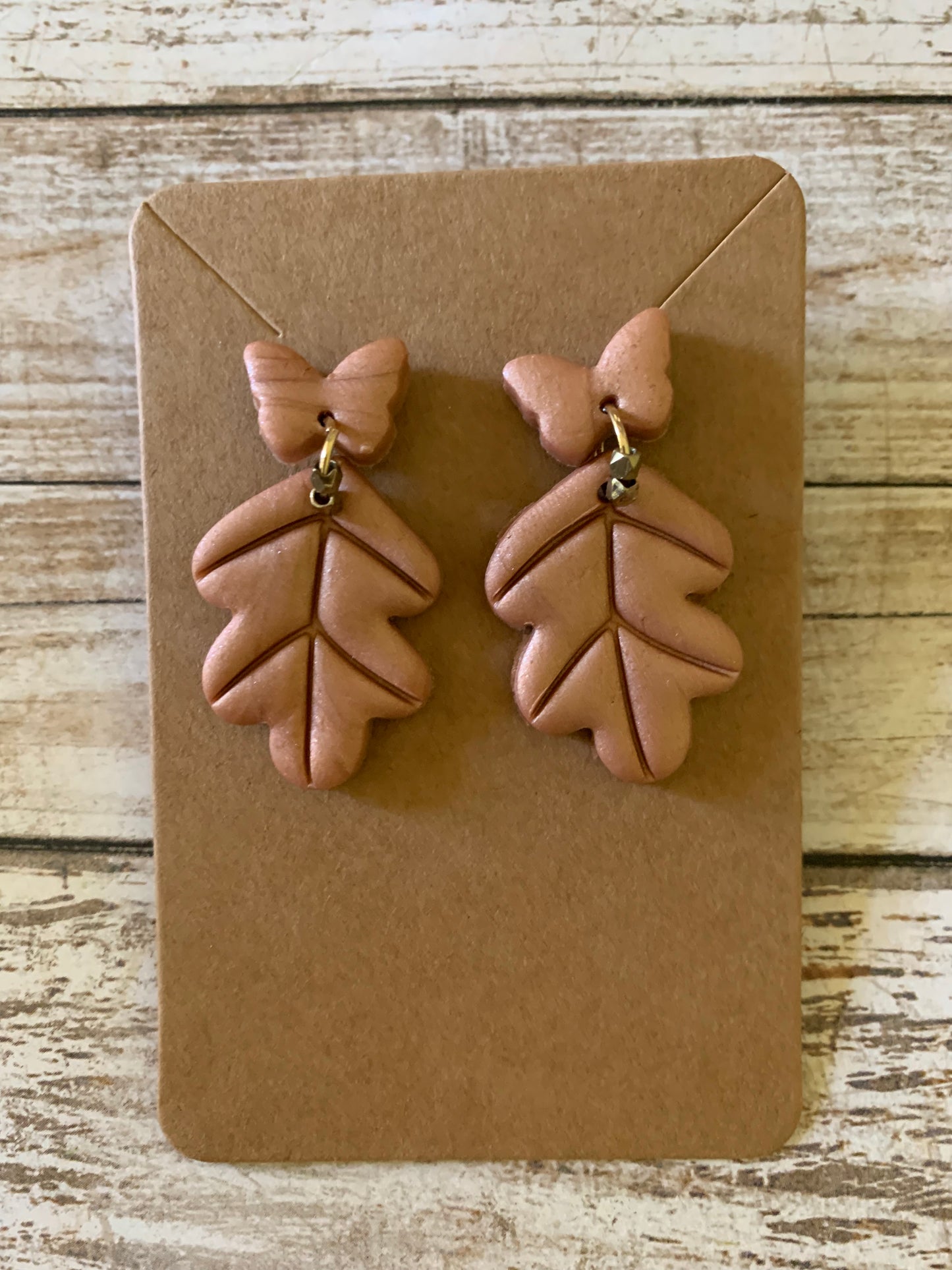 Butterfly Earrings - Autumn Leaf