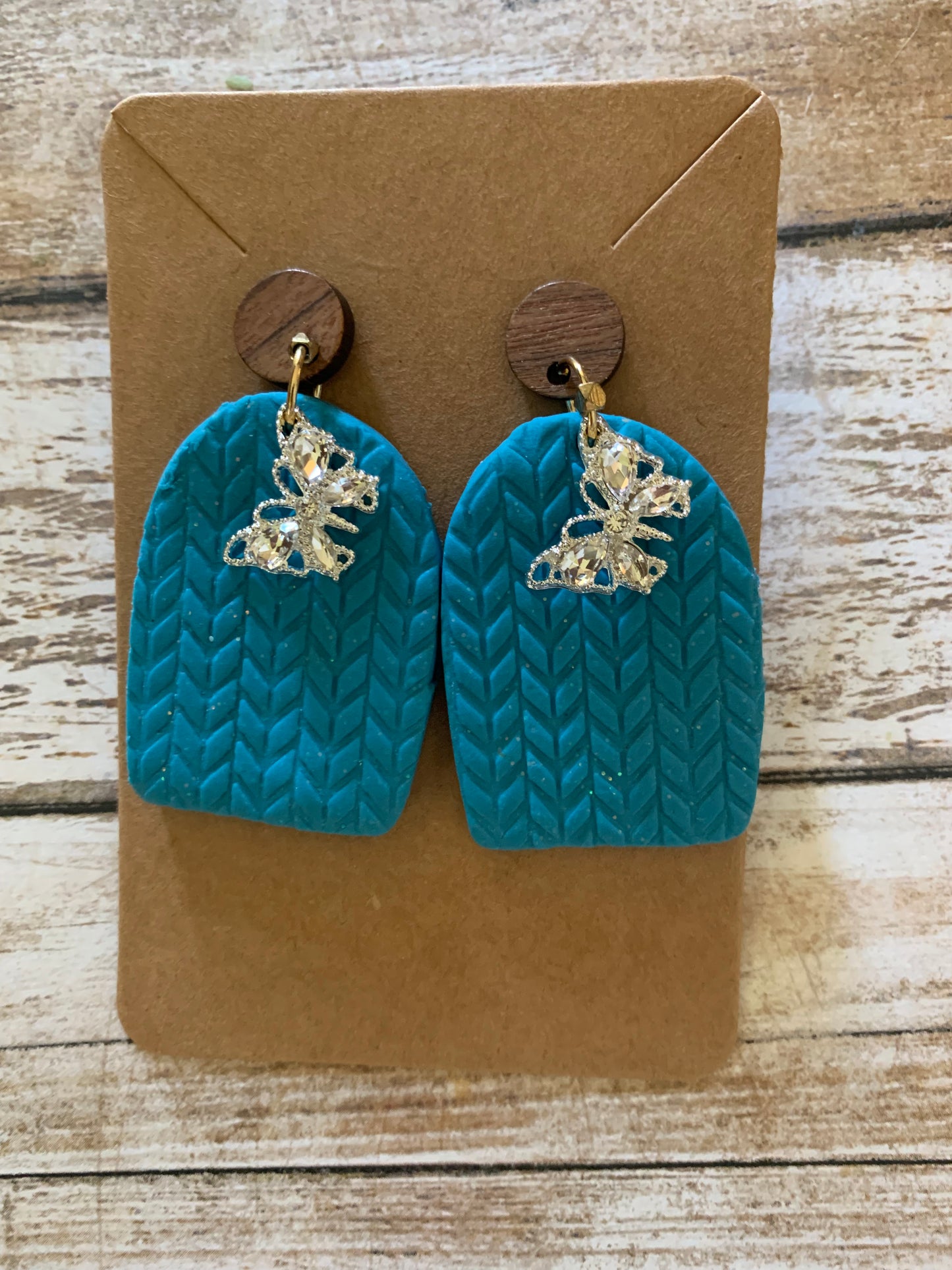 Butterfly Earrings - Fall Sweater