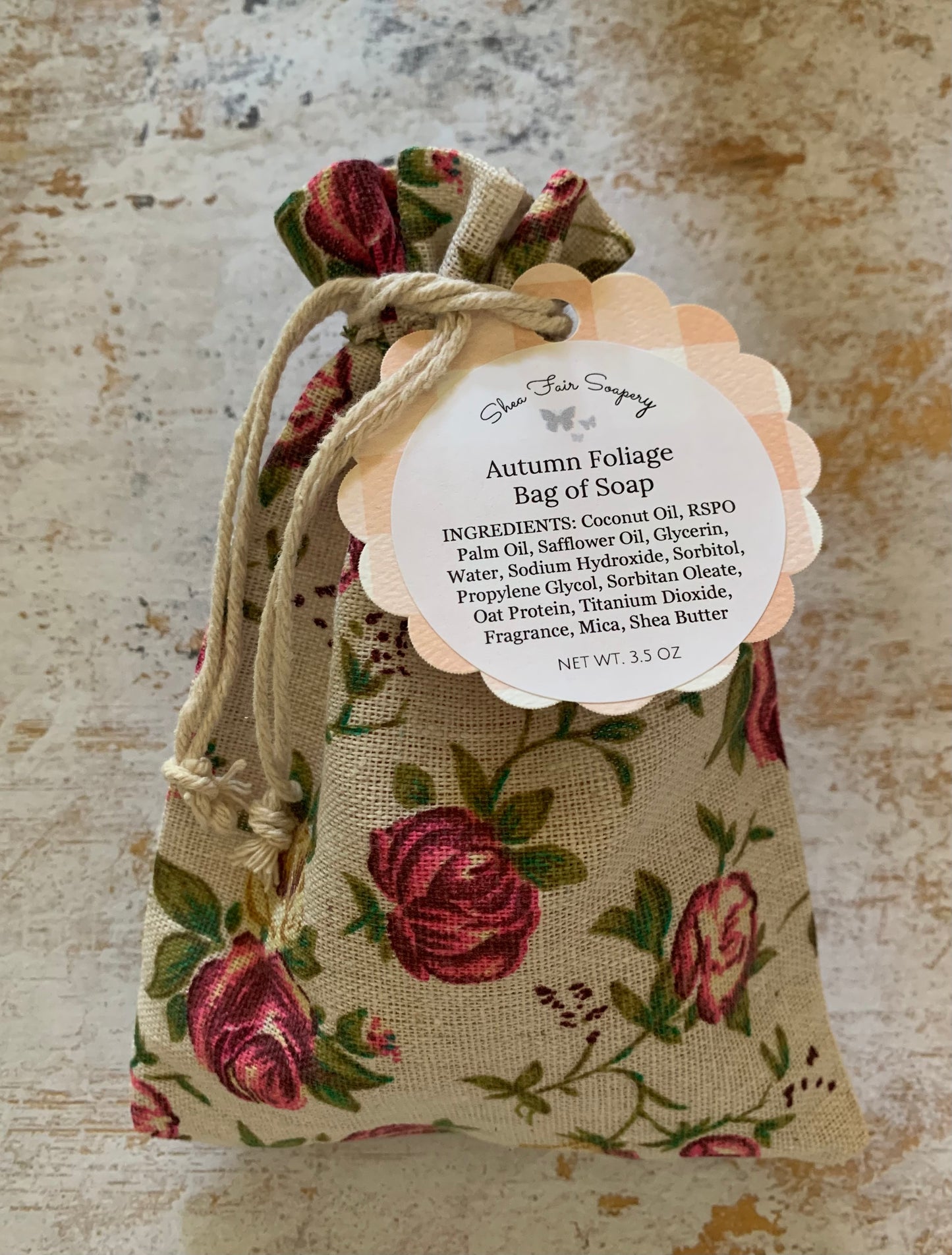 Autumn Foliage Bag of Soap